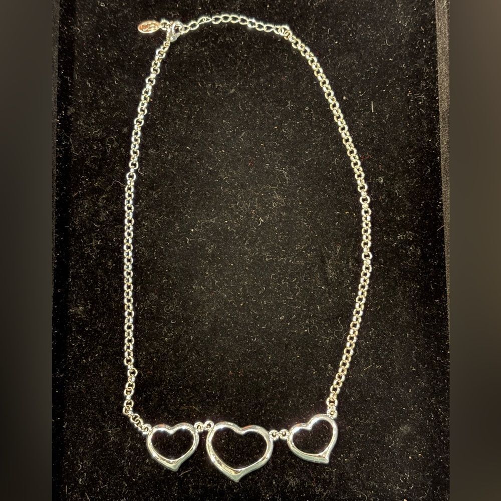 Crazy Horse JCP Silver Heart Necklace